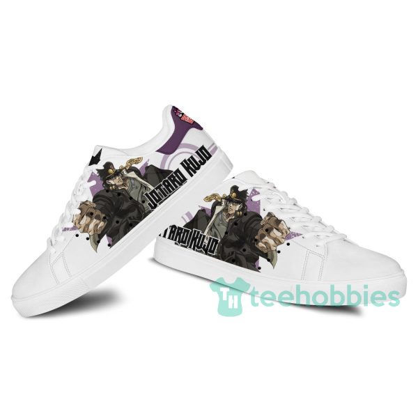 jotaro kujoh custom anime jojos bizarre adventure skate shoes for men and women 3 fnwdy 600x600px Jotaro Kujoh Custom Anime Jojo's Bizarre Adventure Skate Shoes For Men And Women
