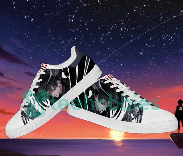 jujutsu kaisen fushiguro megumi custom anime skate shoes for men and women 3 4bA2w 600x512px Jujutsu Kaisen Fushiguro Megumi Custom Anime Skate Shoes For Men And Women