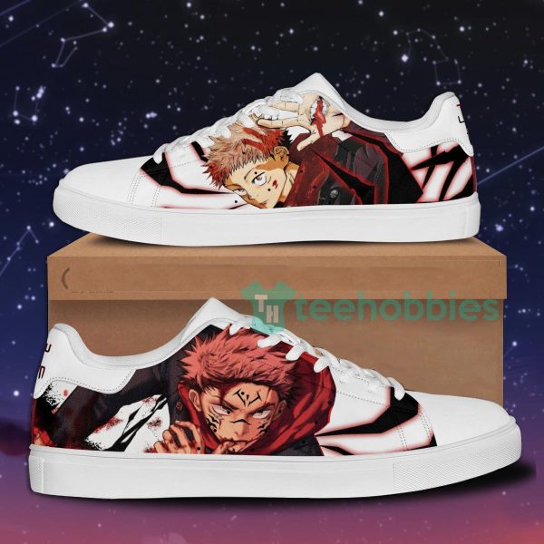 jujutsu kaisen itadori yuuji custom anime skate shoes for men and women 1 4224u 600x600px Jujutsu Kaisen Itadori Yuuji Custom Anime Skate Shoes For Men And Women