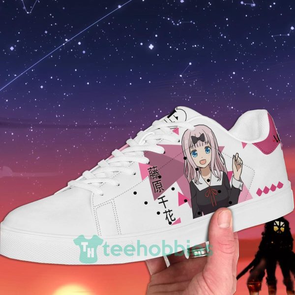kaguya sama love is war chika fujiwara custom anime skate shoes for men and women 2 39qUy 600x600px Kaguya Sama Love Is War Chika Fujiwara Custom Anime Skate Shoes For Men And Women
