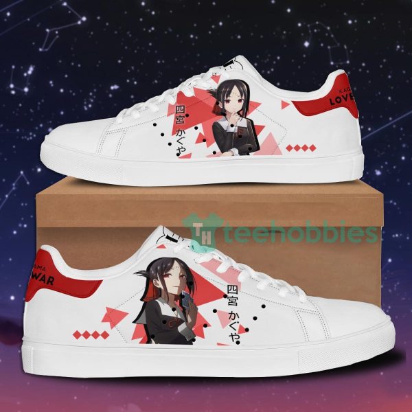 kaguya sama love is war kaguya shinomiya custom anime skate shoes for men and women 1 MtvCn 600x600px Kaguya Sama Love Is War Kaguya Shinomiya Custom Anime Skate Shoes For Men And Women