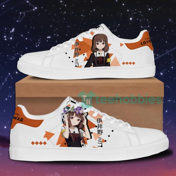 kaguya sama love is war miko iino custom anime skate shoes for men and women 2 97j82 600x600px Kaguya Sama Love Is War Miko Iino Custom Anime Skate Shoes For Men And Women
