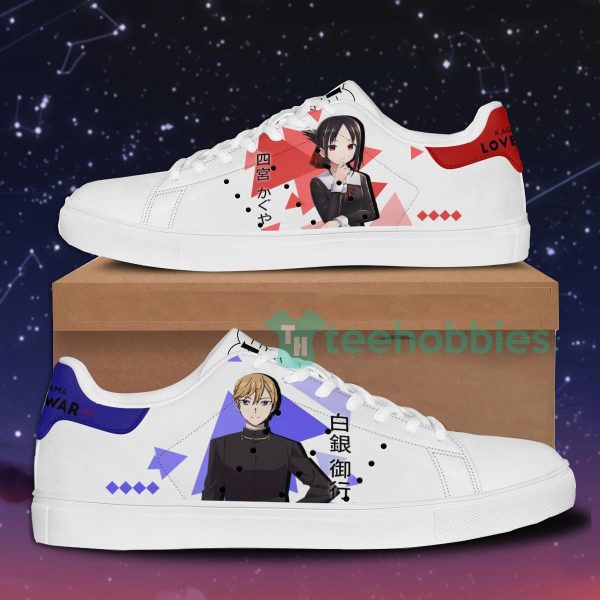 kaguya sama love is war miyuki and kaguya custom anime skate shoes for men and women 1 dkZ8n 600x600px Kaguya Sama Love Is War Miyuki and Kaguya Custom Anime Skate Shoes For Men And Women