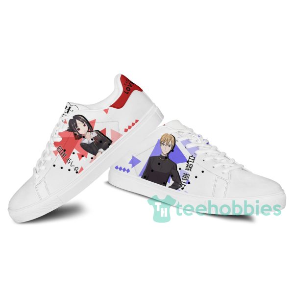 kaguya sama love is war miyuki and kaguya custom anime skate shoes for men and women 3 DB3io 600x600px Kaguya Sama Love Is War Miyuki and Kaguya Custom Anime Skate Shoes For Men And Women