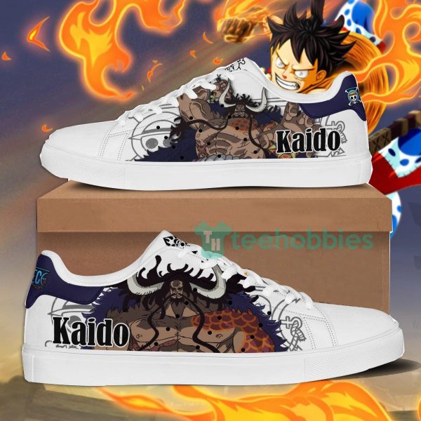 kaido custom anime one piece fans skate shoes 1 liTf5 600x600px Kaido Custom Anime One Piece Fans Skate Shoes