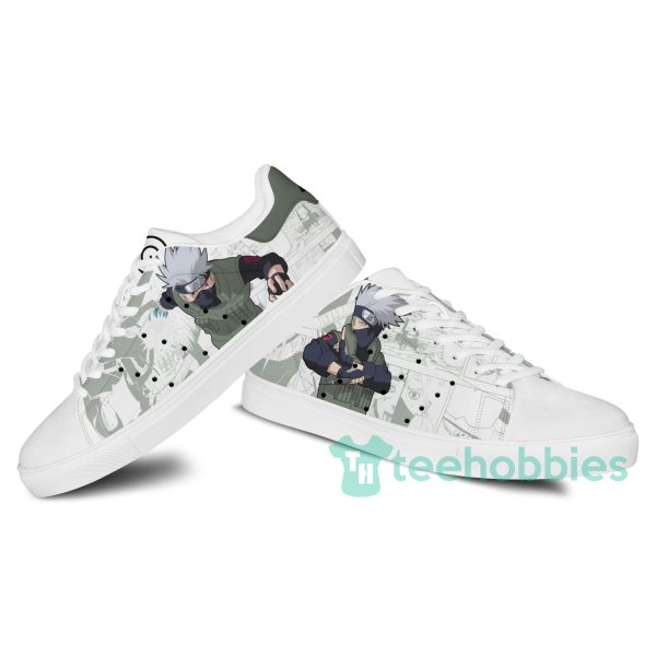 kakashi hatake custom naruto anime skate shoes for men and women 3 9qNNj 600x600px Kakashi Hatake Custom Naruto Anime Skate Shoes For Men And Women