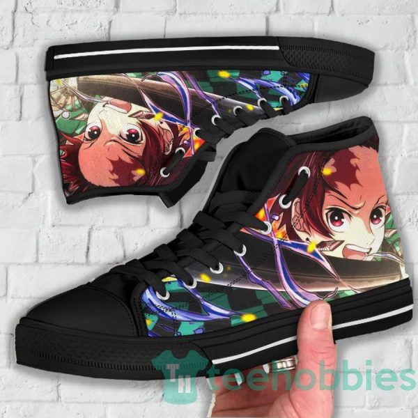 kamado high top shoes custom demon slayer anime cosplay shoes 6 E2RG2 600x600px Kamado High Top Shoes Custom Demon Slayer Anime Cosplay Shoes