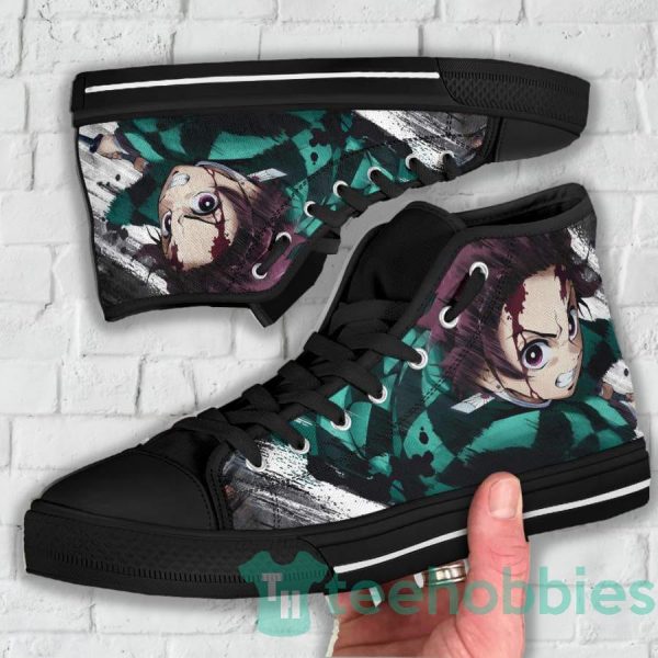 kamado high top shoes custom demon slayer anime fighting 6 j3P86 600x600px Kamado High Top Shoes Custom Demon Slayer Anime Fighting