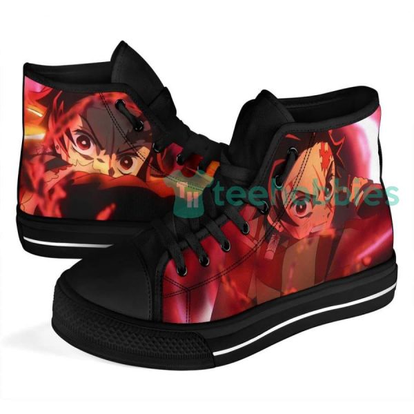 kamado high top shoes custom demon slayer anime fighting art gift 4 7qPKG 600x600px Kamado High Top Shoes Custom Demon Slayer Anime Fighting Art Gift