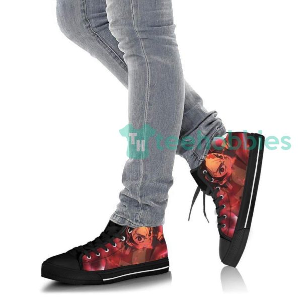 kamado high top shoes custom demon slayer anime fighting art gift 5 5iiDT 600x600px Kamado High Top Shoes Custom Demon Slayer Anime Fighting Art Gift
