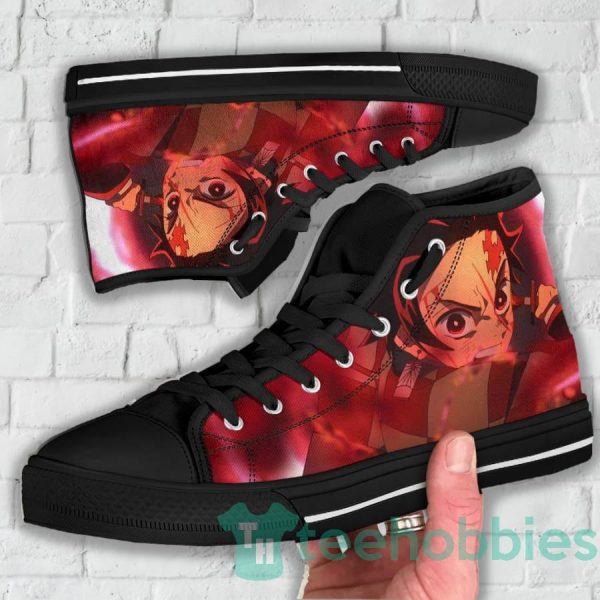 kamado high top shoes custom demon slayer anime fighting art gift 6 7ORcw 600x600px Kamado High Top Shoes Custom Demon Slayer Anime Fighting Art Gift