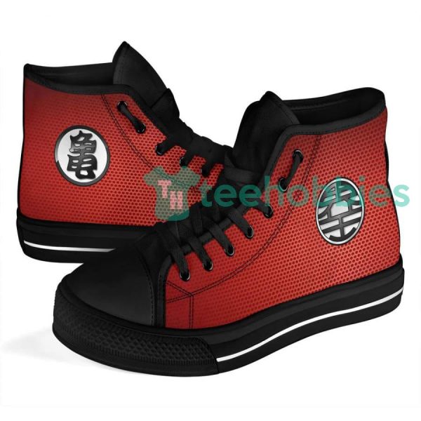 kanji son goku dragon ball high top shoes for anime fans gift 5 t6z5F 600x600px Kanji Son Goku Dragon Ball High Top Shoes For Anime Fans Gift