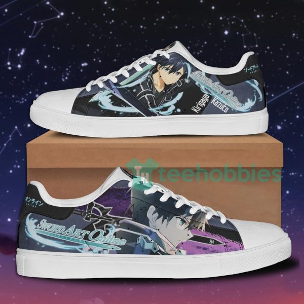 kazuto kirigaya kirito sword art online anime skate shoes for men and women 1 4OSpG 600x600px Kazuto Kirigaya Kirito Sword Art Online Anime Skate Shoes For Men And Women