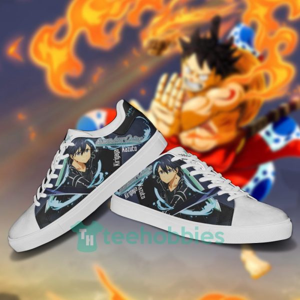 kazuto kirigaya kirito sword art online anime skate shoes for men and women 2 QcgvS 600x600px Kazuto Kirigaya Kirito Sword Art Online Anime Skate Shoes For Men And Women