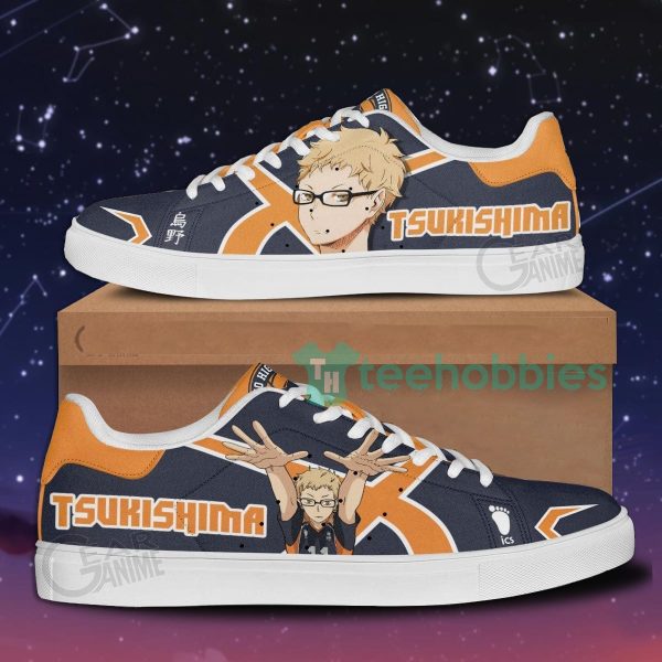 kei tsukishima custom haikyuu anime skate shoes for men and women 1 6qnHc 600x600px Kei Tsukishima Custom Haikyuu Anime Skate Shoes For Men And Women