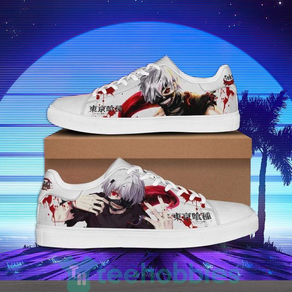 ken kaneki tokyo ghoul custom anime skate shoes for anime fans 1 5gCwN 600x600px Ken Kaneki Tokyo Ghoul Custom Anime Skate Shoes For Anime Fans