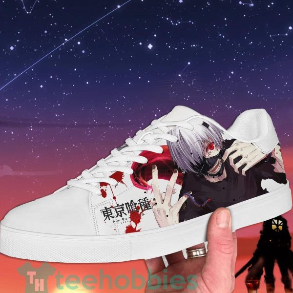 ken kaneki tokyo ghoul custom anime skate shoes for anime fans 2 EVi8e 600x600px Ken Kaneki Tokyo Ghoul Custom Anime Skate Shoes For Anime Fans