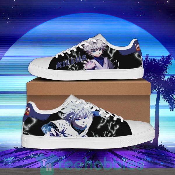 killua zoldyck hunter x hunter custom anime skate shoes for anime fans 1 XSWyh 600x600px Killua Zoldyck Hunter x Hunter Custom Anime Skate Shoes For Anime Fans