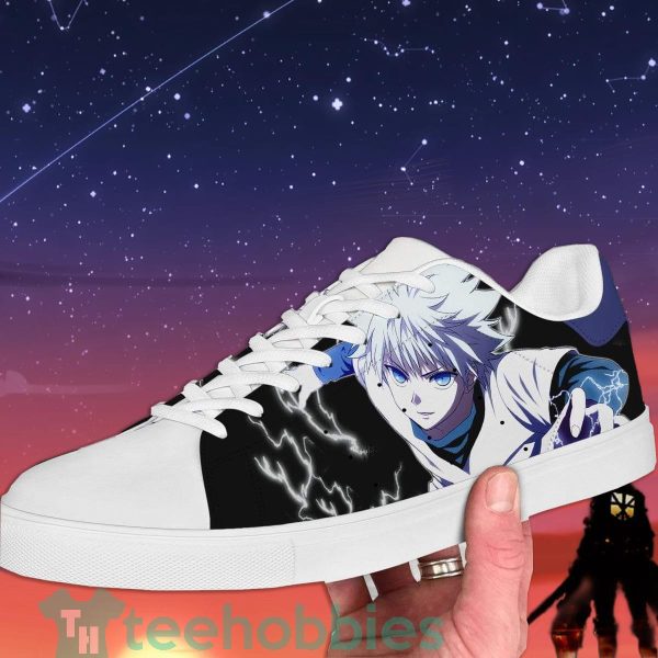 killua zoldyck hunter x hunter custom anime skate shoes for anime fans 2 Eu8Uw 600x600px Killua Zoldyck Hunter x Hunter Custom Anime Skate Shoes For Anime Fans