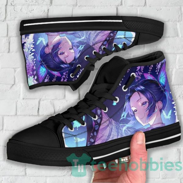 kimetsu no yaiba kochou high top shoes custom demon slayer anime anime 7 mUUVo 600x600px Kimetsu no Yaiba Kochou High Top Shoes Custom Demon Slayer Anime Anime