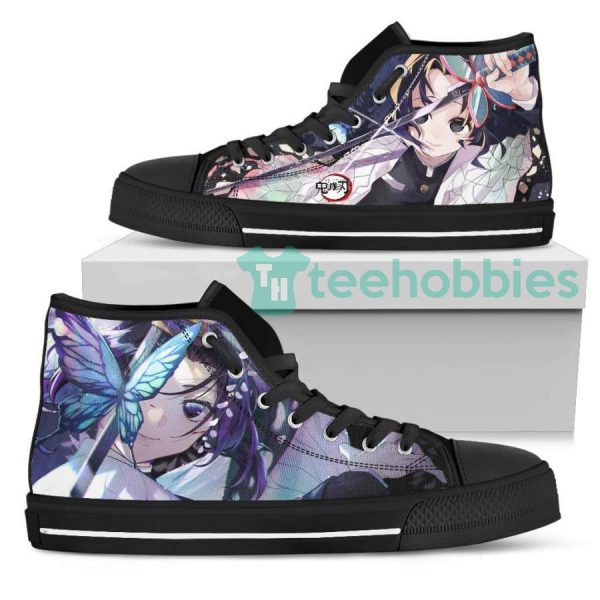 kimetsu no yaiba kochou high top shoes custom demon slayer anime anime for fans 2 xzvg1 600x600px Kimetsu no Yaiba Kochou High Top Shoes Custom Demon Slayer Anime Anime For Fans