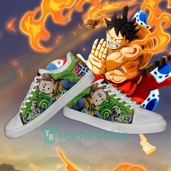 king the seven deadly sins anime custom skate shoes for men and women 3 lenu4 600x600px King The Seven Deadly Sins Anime Custom Skate Shoes For Men And Women