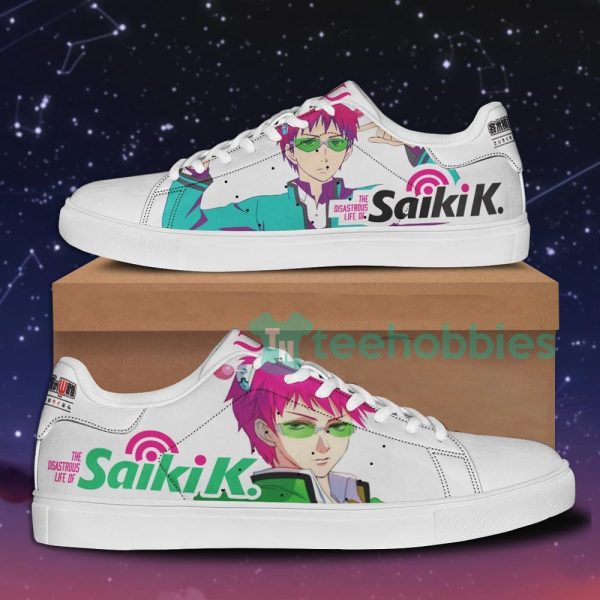 kusuo saiki the disastrous life of saiki k anime skate shoes for men and women 1 oSbcv 600x600px Kusuo Saiki The Disastrous Life of Saiki K Anime Skate Shoes For Men And Women