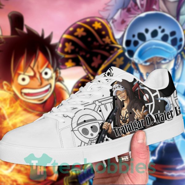law custom anime one piece fans skate shoes 2 1Bbr3 600x600px Law Custom Anime One Piece Fans Skate Shoes