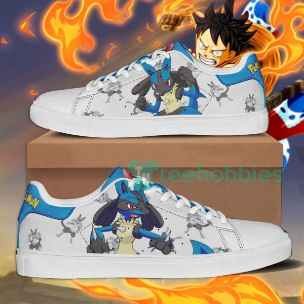 lucario pokemon custom anime skate shoes for men and women 1 IWGQ1 600x600px Lucario Pokemon Custom Anime Skate Shoes For Men And Women