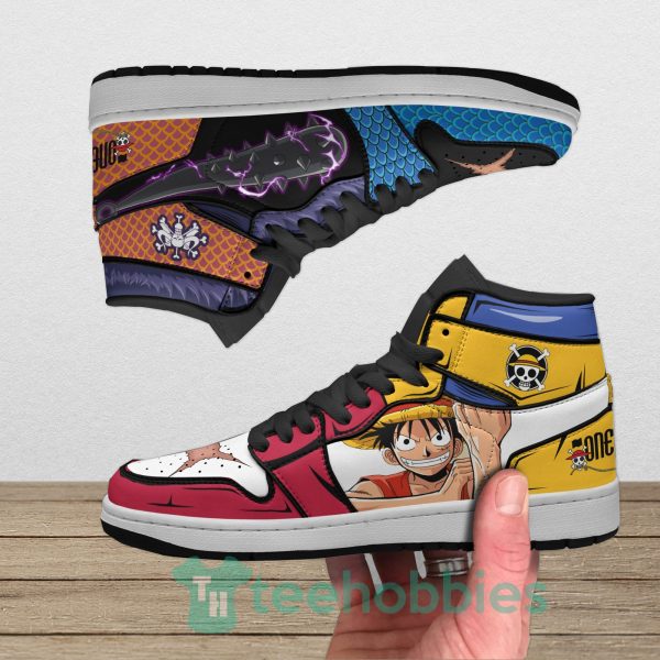 luffy and kaido anime custom one piece air jordan hoghtop shoes 3 aqdaT 600x600px Luffy And Kaido Anime Custom One Piece Air Jordan Hoghtop Shoes