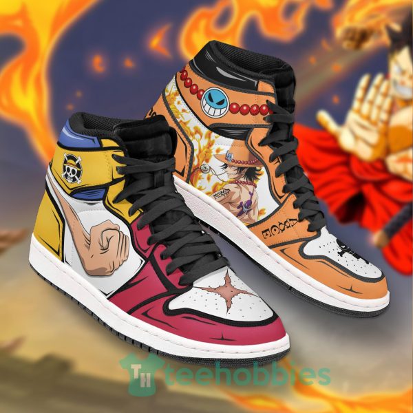 luffy and portgas d ace anime custom one piece air jordan hoghtop shoes 2 GWJAU 600x600px Luffy And Portgas D Ace Anime Custom One Piece Air Jordan Hoghtop Shoes