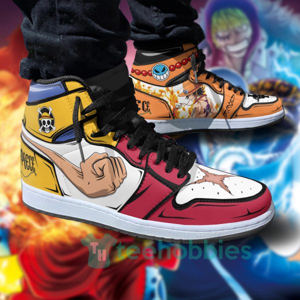 luffy and portgas d ace anime custom one piece air jordan hoghtop shoes 4 xqDS5 600x600px Luffy And Portgas D Ace Anime Custom One Piece Air Jordan Hoghtop Shoes