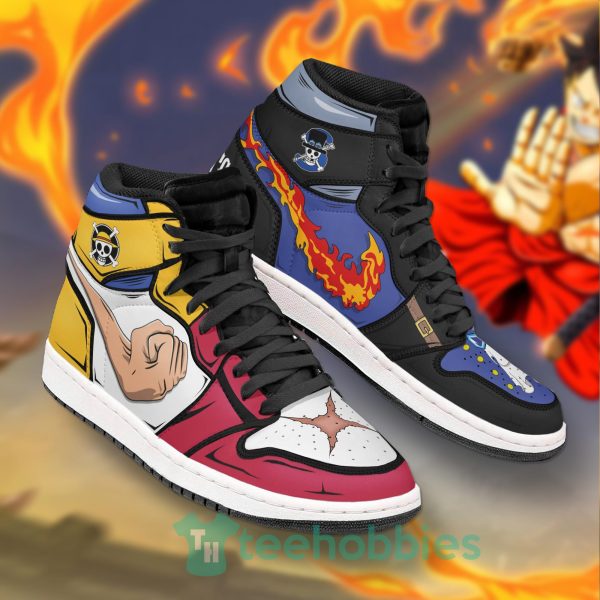 luffy and sabo anime custom one piece air jordan hoghtop shoes 1 wIaGw 600x600px Luffy And Sabo Anime Custom One Piece Air Jordan Hoghtop Shoes