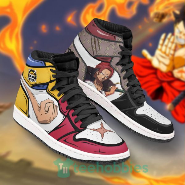 luffy and shanks anime custom one piece air jordan hoghtop shoes 2 6LhMS 600x600px Luffy And Shanks Anime Custom One Piece Air Jordan Hoghtop Shoes