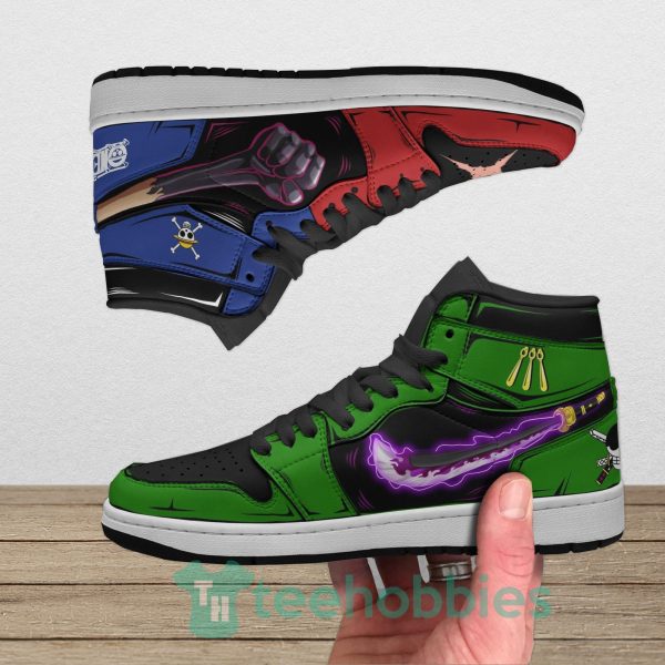 luffy and zoro anime custom one piece air jordan hoghtop shoes 3 e85Bx 600x600px Luffy And Zoro Anime Custom One Piece Air Jordan Hoghtop Shoes