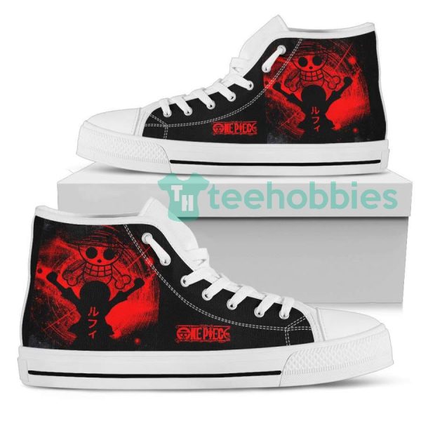 luffy custom one piece skull anime fans high top shoes 2 K5KUq 600x600px Luffy Custom One Piece Skull Anime Fans High Top Shoes