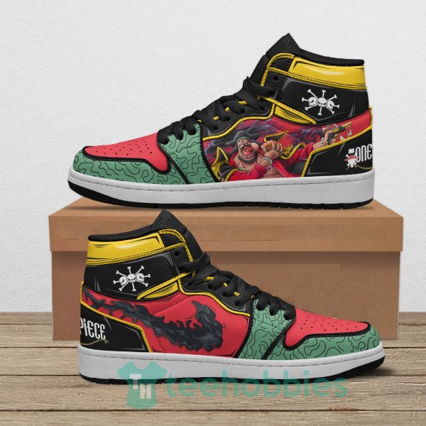 marshall d teach anime custom one piece air jordan hoghtop shoes 1 aD19W 600x600px Marshall D Teach Anime Custom One Piece Air Jordan Hoghtop Shoes