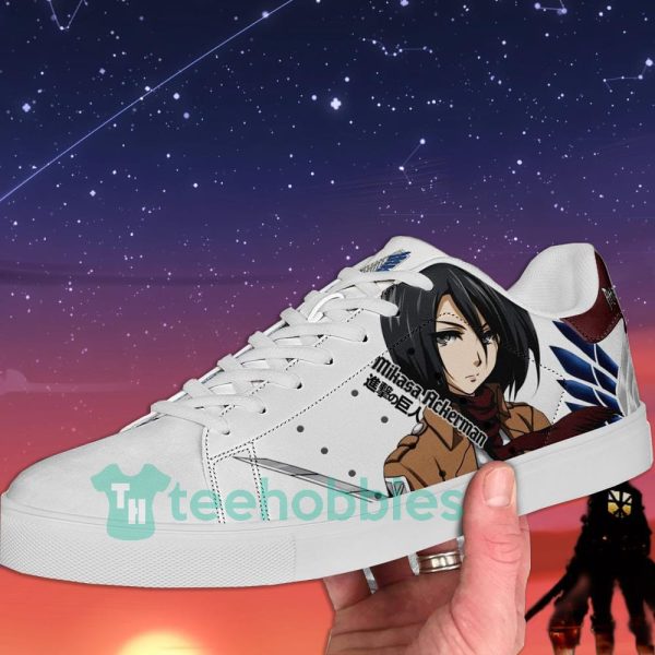 mikasa ackerman skate sneakers attack on titan anime lover skate shoes 2 x2jps 600x600px Mikasa Ackerman Skate Sneakers Attack On Titan Anime Lover Skate Shoes