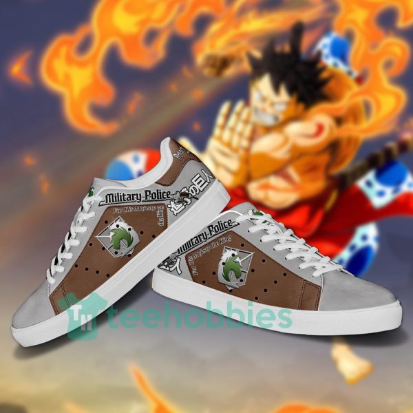 military police attack on titan anime lover skate shoes 3 ehvnb 600x600px Military Police Attack On Titan Anime Lover Skate Shoes