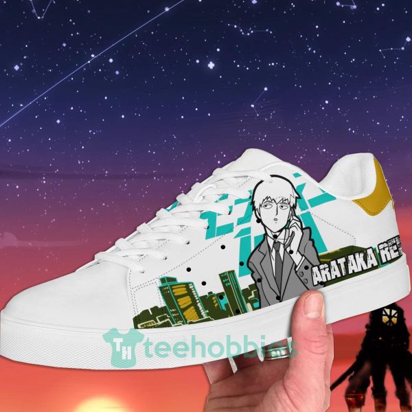 mob psycho 100 reigen arataka custom anime skate shoes for men and women 2 4bqaU 600x600px Mob Psycho 100 Reigen Arataka Custom Anime Skate Shoes For Men And Women