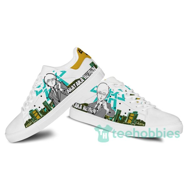 mob psycho 100 reigen arataka custom anime skate shoes for men and women 3 ZOvqw 600x600px Mob Psycho 100 Reigen Arataka Custom Anime Skate Shoes For Men And Women