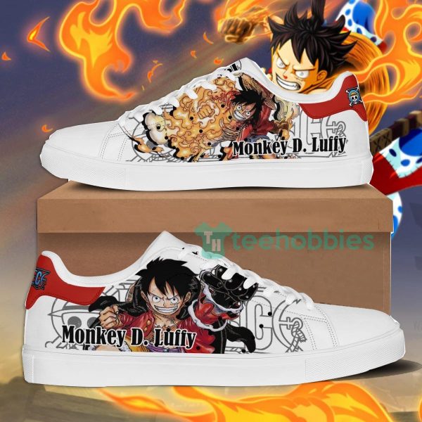 monkey d luffy custom anime one piece fans skate shoes 1 7b14O 600x600px Monkey D Luffy Custom Anime One Piece Fans Skate Shoes
