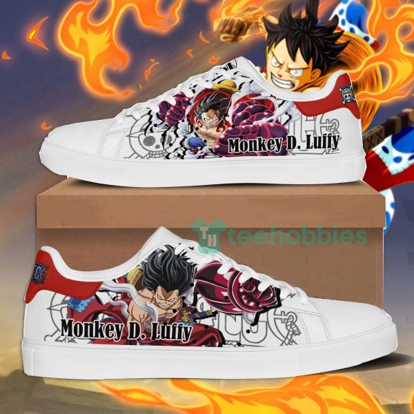 monkey d luffy custom anime one piece skate shoes 1 R0b9D 600x600px Monkey D Luffy Custom Anime One Piece Skate Shoes