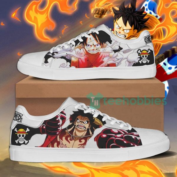 monkey d luffy one piece fans custom anime skate shoes 1 5PX2r 600x600px Monkey D Luffy One Piece Fans Custom Anime Skate Shoes