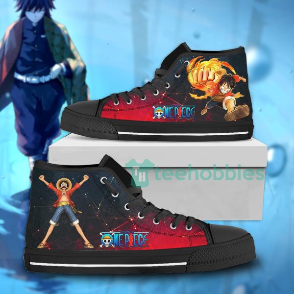 monkey d. luffy custom one piece anime best gift high top shoes 1 YHYpV 600x600px Monkey D. Luffy Custom One Piece Anime Best Gift High Top Shoes