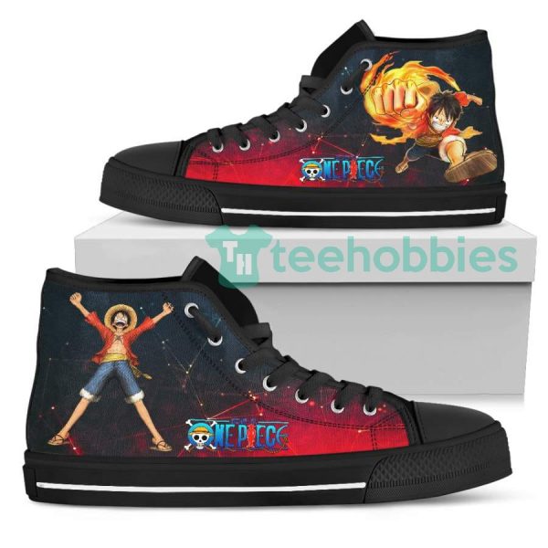 monkey d. luffy custom one piece anime best gift high top shoes 3 uWDFr 600x600px Monkey D. Luffy Custom One Piece Anime Best Gift High Top Shoes
