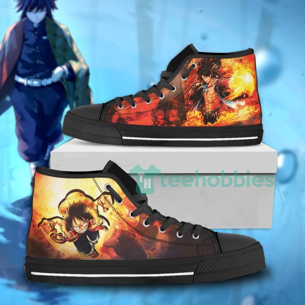 monkey d. luffy custom one piece anime fans high top shoes 1 FfPvm 600x600px Monkey D. Luffy Custom One Piece Anime Fans High Top Shoes