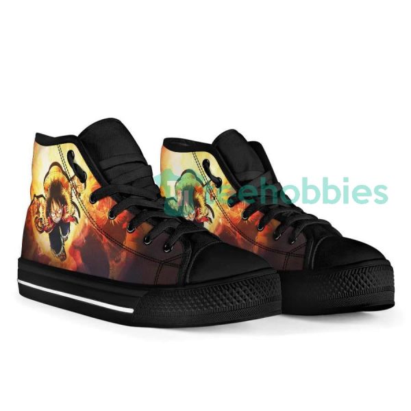 monkey d. luffy custom one piece anime fans high top shoes 4 zAEjw 600x600px Monkey D. Luffy Custom One Piece Anime Fans High Top Shoes
