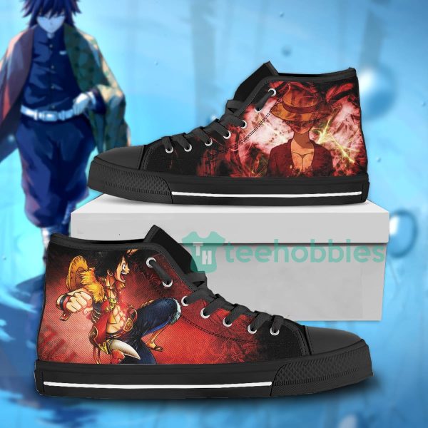monkey d. luffy high top shoes fighting custom one piece anime fans 2 WqV3b 600x600px Monkey D. Luffy High Top Shoes Fighting Custom One Piece Anime Fans