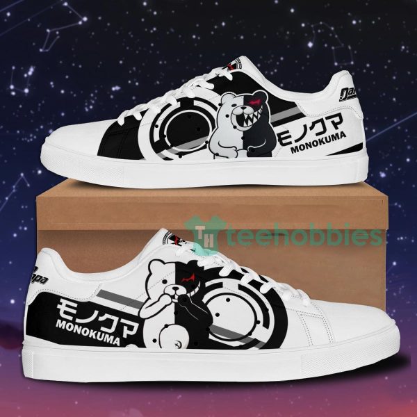 monokuma custom anime danganronpa skate shoes for men and women 1 hvdRY 600x600px Monokuma Custom Anime Danganronpa Skate Shoes For Men And Women